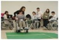 車椅子の介助技能訓練
